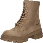 Dockers by Gerli Damenschuhe Schnürstiefel Beige Freizeit