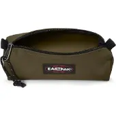 Eastpak Single, Weiches Federmäppchen, Polyester, Olive, Einfarbig, Reißverschluss, Uni