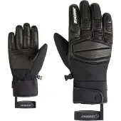 Ziener Skihandschuhe "GOMIN-Z AQUASHIELD", Herren, Gr. 10, schwarz, Materialmix, Handschuhe Skihandschuhe, wasserdicht, winddicht, atmungsaktiv, Lederinnenhand
