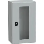 Schneider Electric Electric NSYS3D5320T PanelSeT S3D tspt Tür ohne Montageplatte. H500xB300xT200 IP66 IK08 RAL7035.