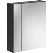 Ebuy24 Linus Spiegelschrank Bad 3 Türen schwarz.