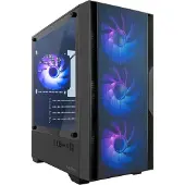 CoolBox GM220 MPFusion, Micro Tower, PC, Schwarz, micro ATX, Mini-ITX, Kunststoff, Stahl, Gehärtetes Glas, Gaming