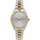 JOOP! ! Damen-Uhr Cornflower Analog Quarz Edelstahl-Band Goldton 2039568