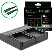 PATONA Batteries Replacement Dual Charger USB USB-C