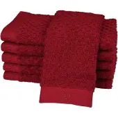 Ross Gaestehandtuecher "Harmony", rot (kirsche), B:30cm L:50cm, Frottier, Baumwolle, Handtücher, Gaestehandtuecher, 100 % Baumwolle, Hoch Tief Struktur, viele Farben