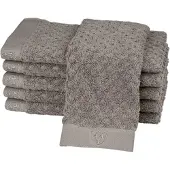 Ross Gaestehandtuecher "Harmony", grau (flanell), B:30cm L:50cm, Frottier, Baumwolle, Handtücher, Gaestehandtuecher, 100 % Baumwolle, Hoch Tief Struktur, viele Farben