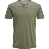 Jack & Jones Split Slim Fit Kurzarm-t-shirt Mit V-ausschnitt