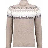 Ragman Rundhalspullover , Herren, Gr. 52, macchiato, Strick, 90% Wolle 10% Baumwolle, Pullover Rundhalspullover