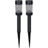 Luxform Gartenlampe Solar Rennes Black 5 Lumen (Set von 3)