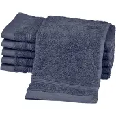 Ross Gaestehandtuecher "Rubin", blau (denim), B:30cm L:50cm, Frottier, Baumwolle, Handtücher, Gaestehandtuecher, 100% Baumwolle