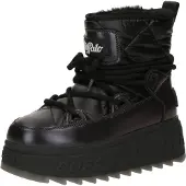 Buffalo Eliza Snow Boot Damenschuhe Stiefel Gefüttert Schwarz Freizeit