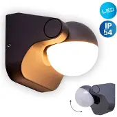 Näve LED Außen Wandleuchten - Aluminum; Kunststoff - anthrazit; 1221897