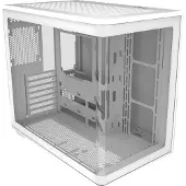Cooler Master Elite 600, Tower, PC, Transparent, Weiß, ATX, micro ATX, Mini-DTX, Mini-ITX, SPCC, Stahl, Gehärtetes Glas, 16 cm