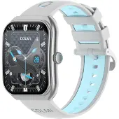 COLMI P86 Smartwatch in Silber mit AMOLED-Display, über 100 Sportmodi und Bluetooth 5.3