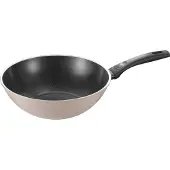 Ballarini Ledro Wok 28cm Aluminium Induktion Keramik-Antihaft Thermopoint