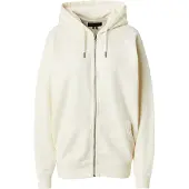 Superdry für Damen. W2012350A Studios weißes Sweatshirt mit Reißverschluss (M), Lässig, Recyceltes Polyester, Nachhaltig