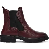 Tamaris Damen-Stiefeletten 1-25422-45, Merlot, Größe 39