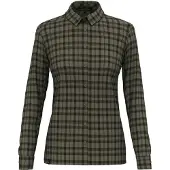 Salewa Fanes Flannel 5PL W Long Sleeve Shirt faded green/olive (5A57) 42