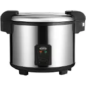 CombiSteel Elektrischer Reiskocher RC-54 - Edelstahl, 5,4 Liter, Warmhaltefunktion