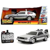 Jada RC-Auto "RC Back to the Future Time Machine 1:16", silber (grau), Fernlenkfahrzeuge, Kinder, Kunststoff, RC-Auto, mit Licht