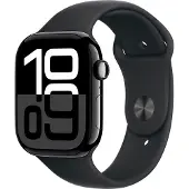 Apple Watch Series 10 - Smartwatch - 46mm GPS Aluminium Sportarmband M/L Schwarz