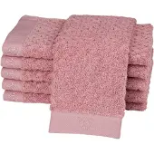 Ross Gaestehandtuecher "Harmony", rosa (altrosé), B:30cm L:50cm, Frottier, Baumwolle, Handtücher, Gaestehandtuecher, 100 % Baumwolle, Hoch Tief Struktur, viele Farben