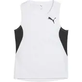 Puma Damen W Cross The Line Singlet 30 Weiß