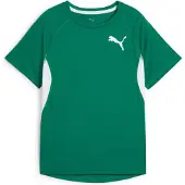 Puma Kinder T-Shirt Cross the Line Tee 3.0 Y 526758-06 152 - Power Green - 152