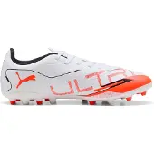 Puma Herren Ultra 5 Play MG Fußballschuhe-108328, Farbe:Weiß, Herren Schuhe:43
