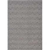 Hanse Home In- & Outdoor Teppich Coin, Wendbar, Wetterfest, robust, Schwarz - 140x200 cm