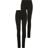 Ysabel Mora Leggings , Damen, Gr. M, N-Gr, schwarz, Single Jersey, Obermaterial: 95% Baumwolle, 5% Elasthan, eng lang, Hosen Leggings