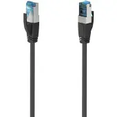 Hama 00200679, 0,5 m, Cat6a, S/FTP (S-STP), RJ-45, RJ-45, Schwarz
