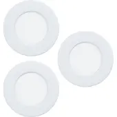 Eglo connect LED-Einbauleuchte Fueva 6-Z, weiß, 3er-Set