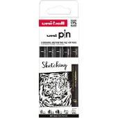 Uniball Uni Pin Sketching 302422080 Marker 5 Einheiten