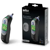 Braun Fieberthermometer "ThermoScan 7 Ohrthermometer mit Age Precision - IRT6520B" Für alle Altersgruppen geeignet, einschließlich Neugeborener