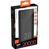 Silicon Power QS15, 20000 mAh, Lithium Polymer (LiPo), Quick Charge 3.0, Schwarz
