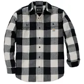 Carhartt Hemd Hubbard Loose Plaid Shirt Herren Oat Milk-XXL