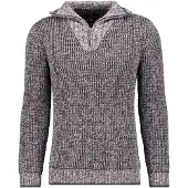 Ragman Rundhalspullover , Herren, Gr. 56, gemustert, 964, Strick, 100% Baumwolle, Pullover Rundhalspullover