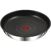 Tefal Ingenio Preference L97306, Allzweckpfanne, Edelstahl, Edelstahl, Titan, Thermo-Punkt, Abnehmbar