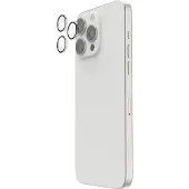 Hama Kameraschutzglas "Kameraschutz für iPhone 16 Pro/Pro Max (Panzerglas 9H, 3 Einzellinsen)", transparent, Displayfolien, Kameraschutzglas