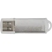 Hama USB-Stick "Laeta, USB 2.0", silber (silberfarben), 128 GB, USB-Sticks, USB-Stick
