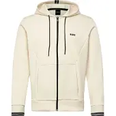 BOSS für Herren. 50542974 Zone Sweatshirt off-white (M), Weiß, Lässig, Baumwolle