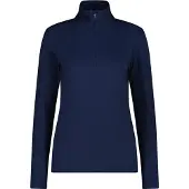 CMP Damen Second-Layer Stretch Softech Skipulli mit Dry Function blau 42