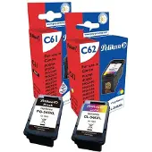 Pelikan 4950660, Schwarz, Cyan, Magenta, Gelb, 2 Stück(e), 400 Seiten, 300 Seiten, Multipack