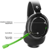 Skullcandy SLYR Pro Wireless, Verkabelt & Kabellos, Gaming, 20 - 20000 Hz, 274 g, Kopfhörer, Schwarz, Grün