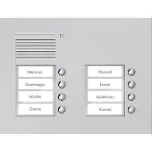 TCSS PUK08/2-EN PUK :BUS Audio Außenstation 8T 2Sp UP silber PUK082EN