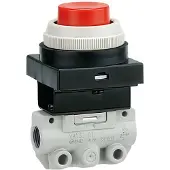 SMC 3/2-Wege Pneumatische Drucktaste Aktivierte Ventil Rc1/8'' - VM130-01-30RA