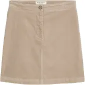Marc O'Polo Minirock , Damen, Gr. 44, chalky mauve, Obermaterial: 78% Baumwolle, 20% Viskose, 2% Elasthan, gerade kniefrei, Röcke Minirock, aus Samt