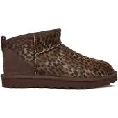 Ugg Stiefeletten aus Leder in Braun