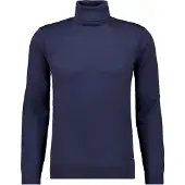 Ragman Rundhalspullover , Herren, Gr. 56, blau (marineblau), Strick, 100% Wolle, Pullover Rundhalspullover